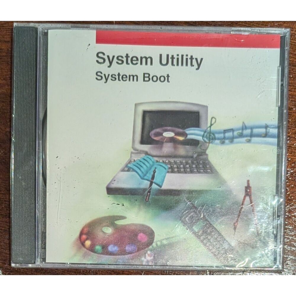 System Utility / System Boot CD • Sealed OEM Software • Vintage PC Tool